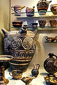 Archaeological Museum of Herakleion. Kamares-style pottery. Old palatial period ( 2100-1700 B.C. )